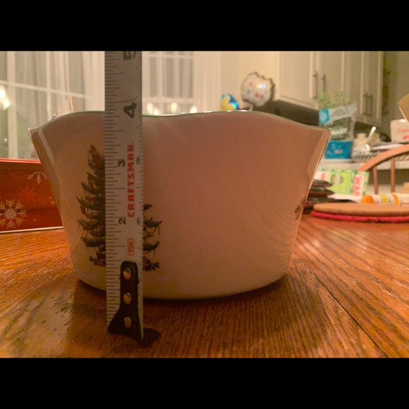 Christmas Tree Spode Flared Scalloped Bowl LIST FOR ONE (FINAL PRICE) - Picture 6 of 8